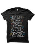 Popular Friends Characters Black T-Shirt Hoodie, Sweatshirt | PureTeeCo.com