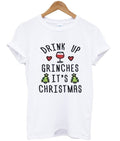 drink up grinches it’s christmas t-shirt Hoodie, Sweatshirt | PureTeeCo.com