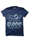 Drop The Bass Navy Blue Tee Hoodie, Sweatshirt | PureTeeCo.com