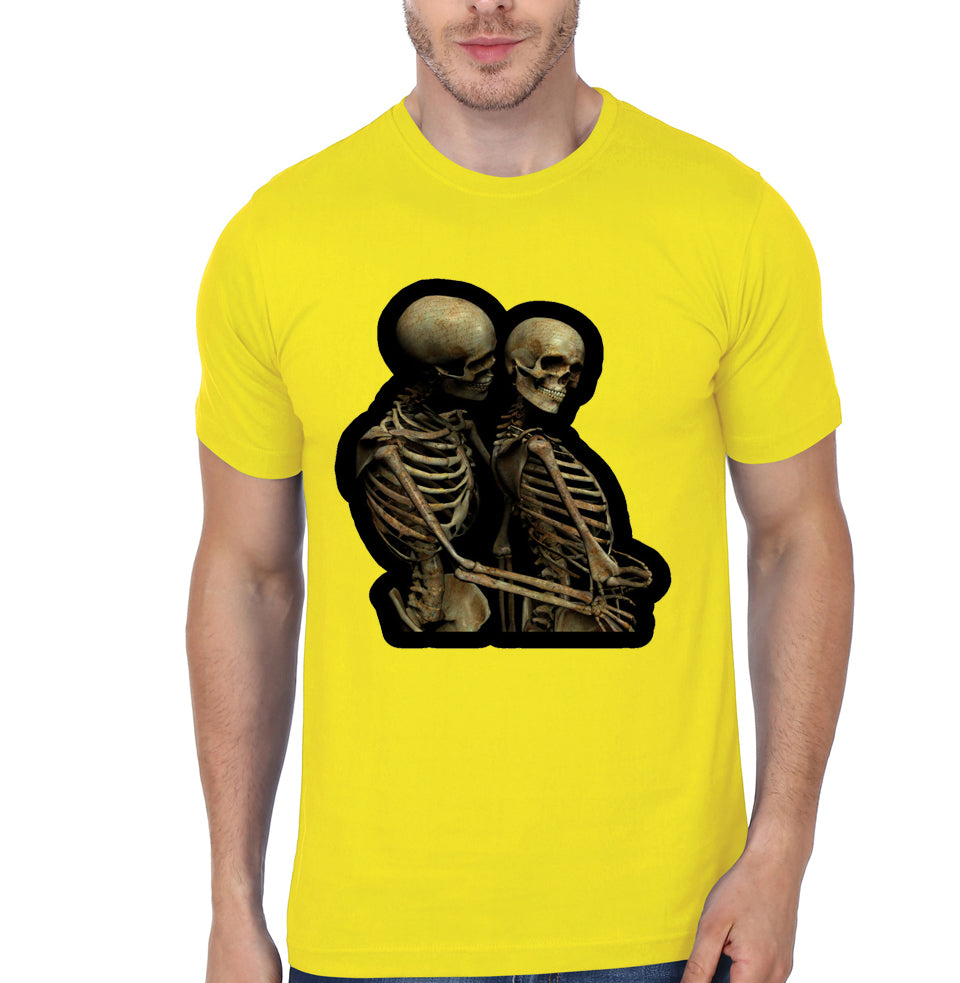 Death Love Yellow Half Sleeve T-Shirt Hoodie, Sweatshirt | PureTeeCo.com