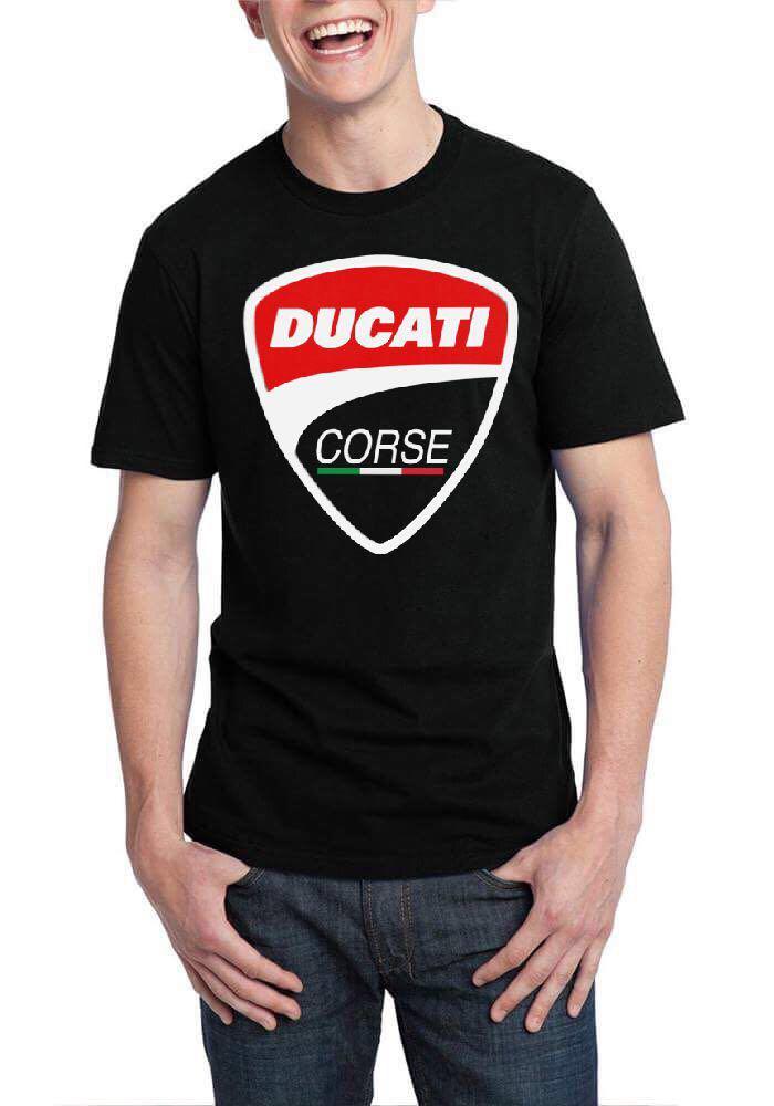 Ducati Corse Black T-Shirt Hoodie, Sweatshirt | PureTeeCo.com