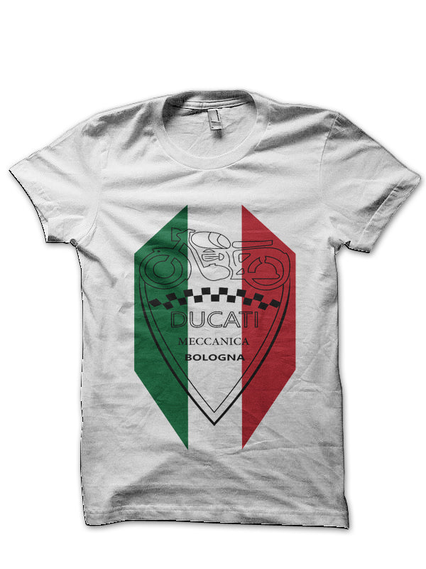 Stoner Ducati White T-Shirt Hoodie, Sweatshirt | PureTeeCo.com