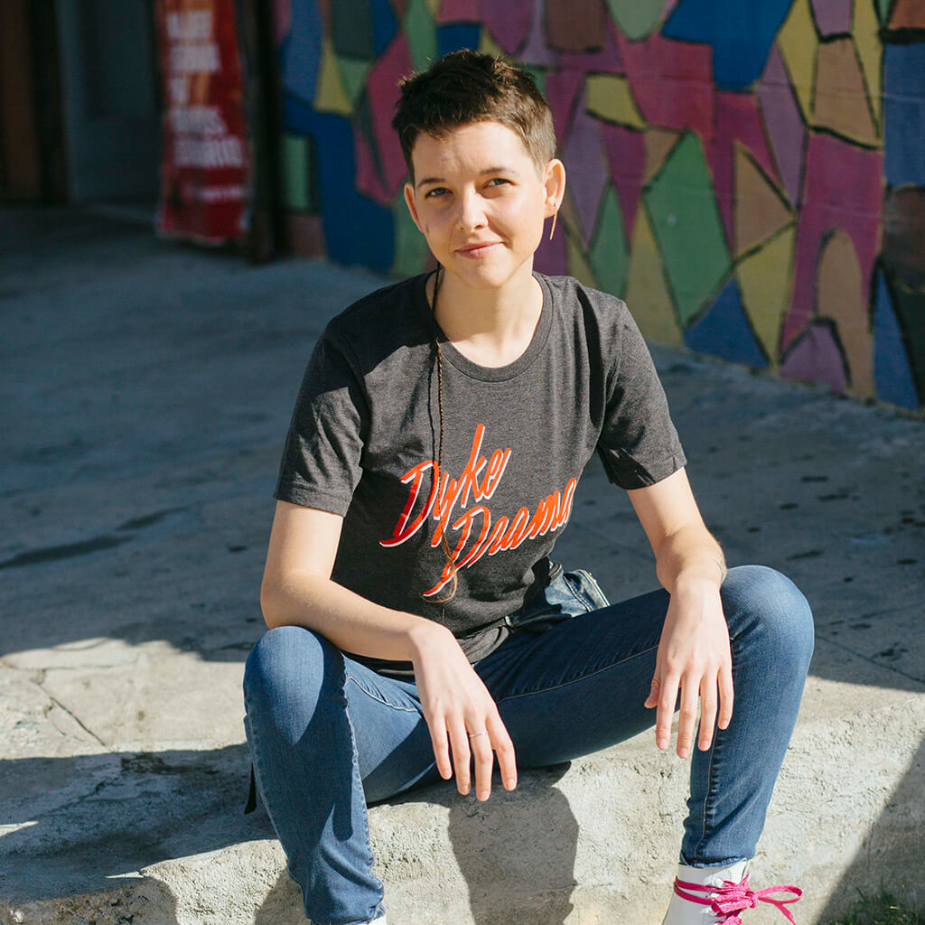 Dyke Drama Tee Hoodie, Sweatshirt | PureTeeCo.com (Image 4)