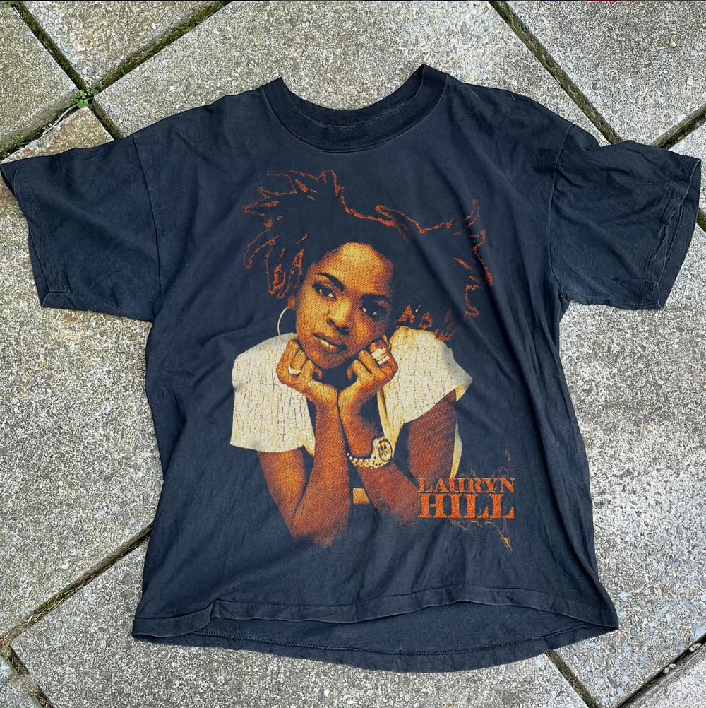 LAURYN H1LL - MISEDUCATI0N TOUR 1999 - WASHED BLACK T-SHIRT Hoodie, Sweatshirt | PureTeeCo.com (Image 1)