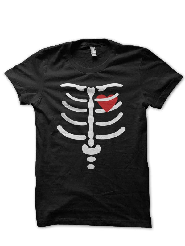 Bones Black T-Shirt Hoodie, Sweatshirt | PureTeeCo.com