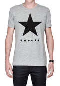 David Bowie Blackstar Half Sleeve Grey Melange T-Shirt Hoodie, Sweatshirt | PureTeeCo.com