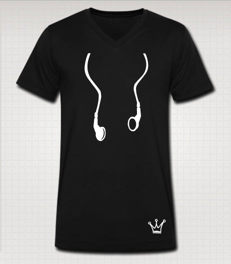 Ear Piece V-Neck T-Shirts, Hoodie, Sweatshirt | PureTeeCo.com