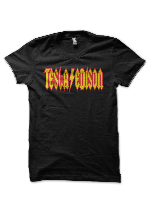 Tesla Vs Edison T-Shirt Hoodie, Sweatshirt | PureTeeCo.com