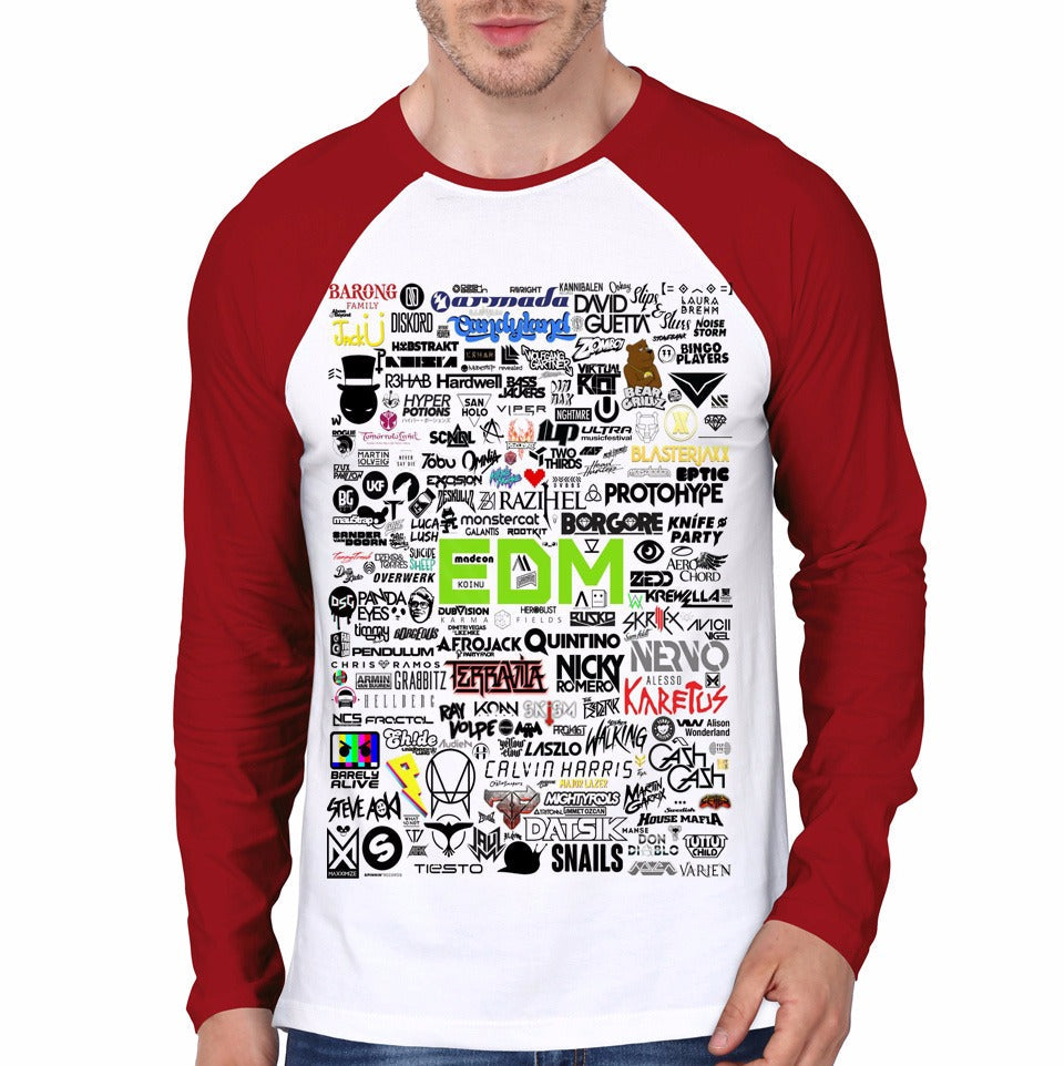EDM Raglan T-Shirt Hoodie, Sweatshirt | PureTeeCo.com