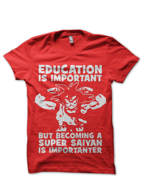 Education Is Important T-Shirt Hoodie, Sweatshirt | PureTeeCo.com