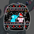 Elephant Merry Christmas Knitting Pattern 3D Print Ugly Sweater