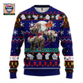 Elephant Noel Ugly Christmas Sweater Blue 1 Amazing Gift Idea Thanksgiving Gift