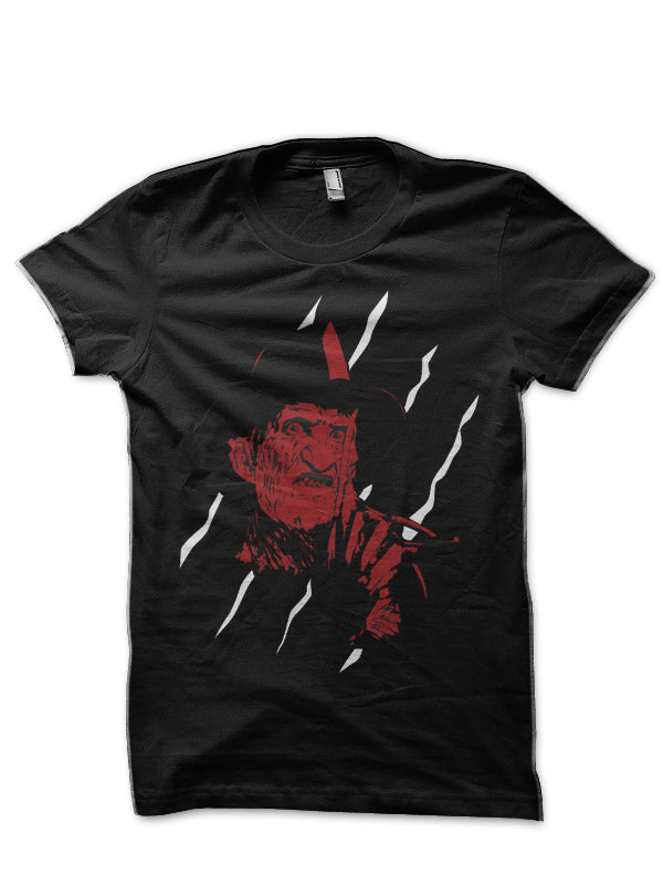 A Nightmare On Elm Street Black T-Shirt Hoodie, Sweatshirt | PureTeeCo.com