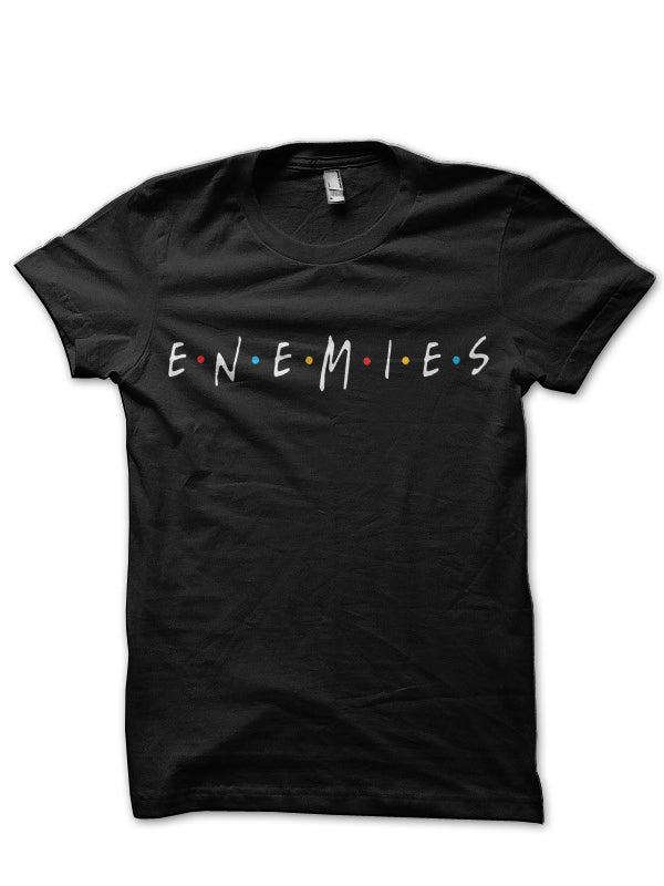 Enemies â€“ Friends Black T-Shirt Hoodie, Sweatshirt | PureTeeCo.com