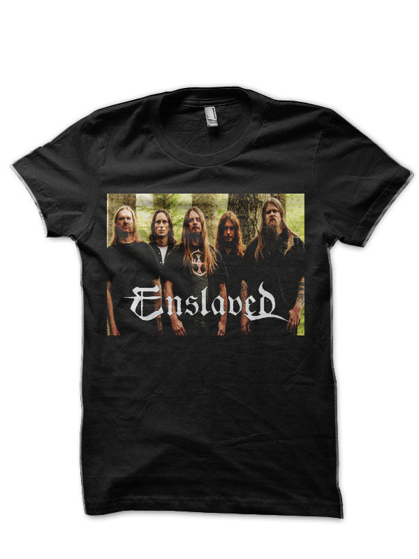 Enslaved Black T-Shirt Hoodie, Sweatshirt | PureTeeCo.com