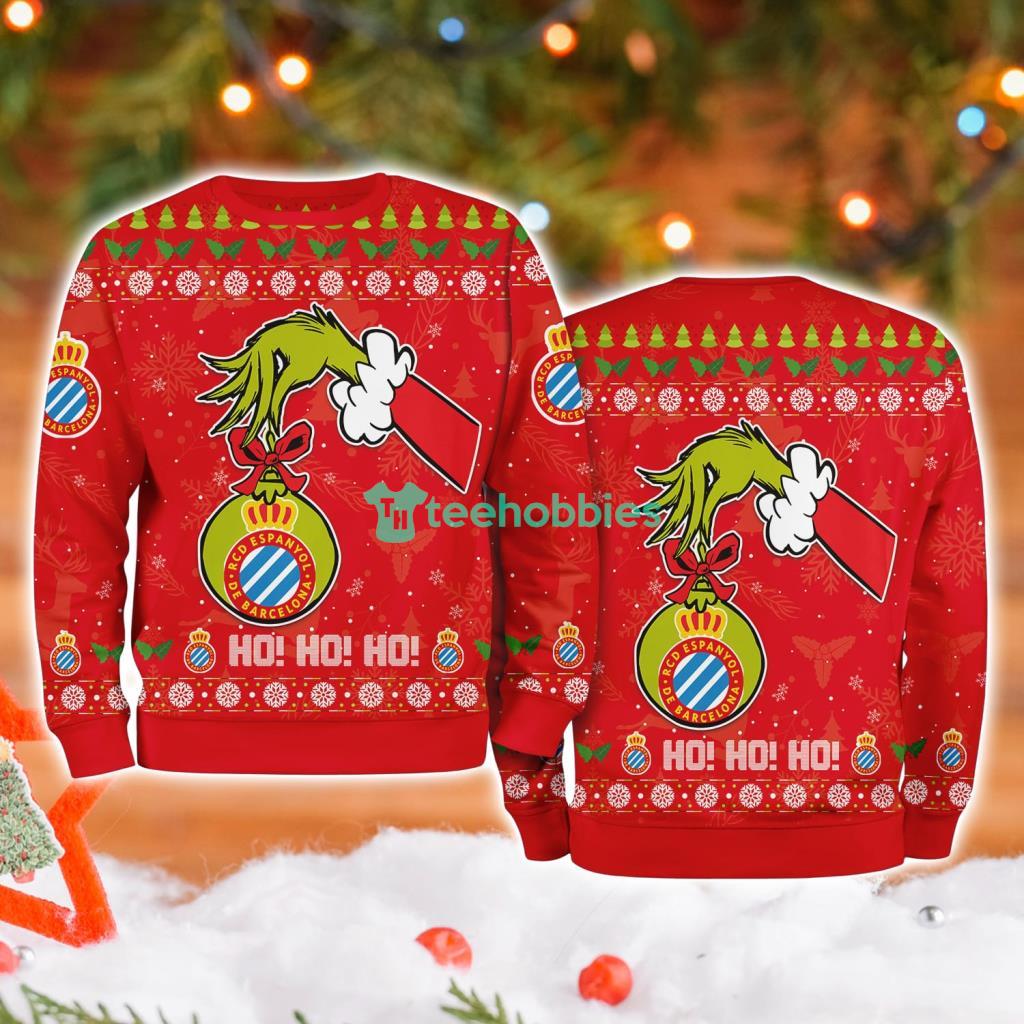 Espanyol Grinch Hand Ugly Christmas Sweater 3D