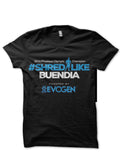 Evogen Half Sleeve Black T-Shirt Hoodie, Sweatshirt | PureTeeCo.com