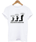 evolution of superstition t-shirt Hoodie, Sweatshirt | PureTeeCo.com