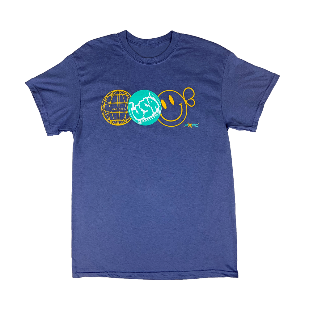 Expo T-Shirt - Violet Hoodie, Sweatshirt | PureTeeCo.com (Image 2)