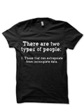 Extrapolate From Incomplete Data Black T-Shirt Hoodie, Sweatshirt | PureTeeCo.com