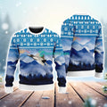 F-22 Raptor American New Trend Ugly Sweater Christmas 3D Best Gift