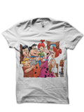 Flintstones White Tee Style001 Hoodie, Sweatshirt | PureTeeCo.com