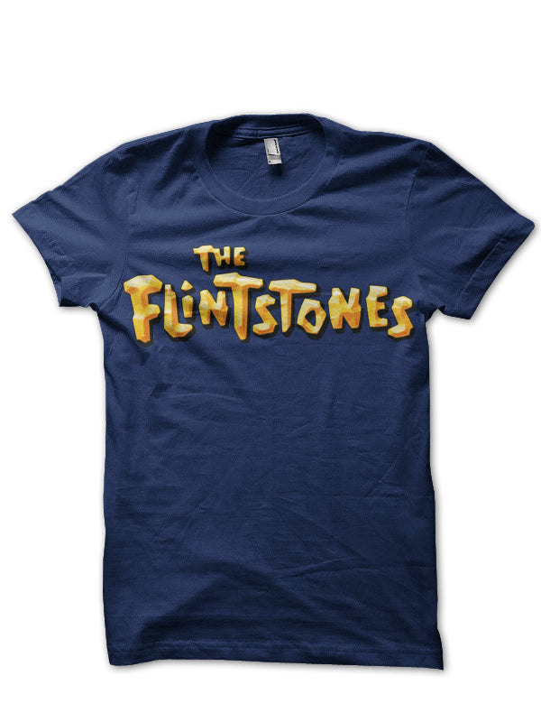 Flintstones Navy Blue Tee Hoodie, Sweatshirt | PureTeeCo.com