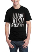 Jiu Jitsu De Raiz Half Sleeve Black T-Shirt Hoodie, Sweatshirt | PureTeeCo.com