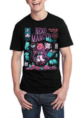 Nekomancer Half Sleeve Black T-Shirt Hoodie, Sweatshirt | PureTeeCo.com