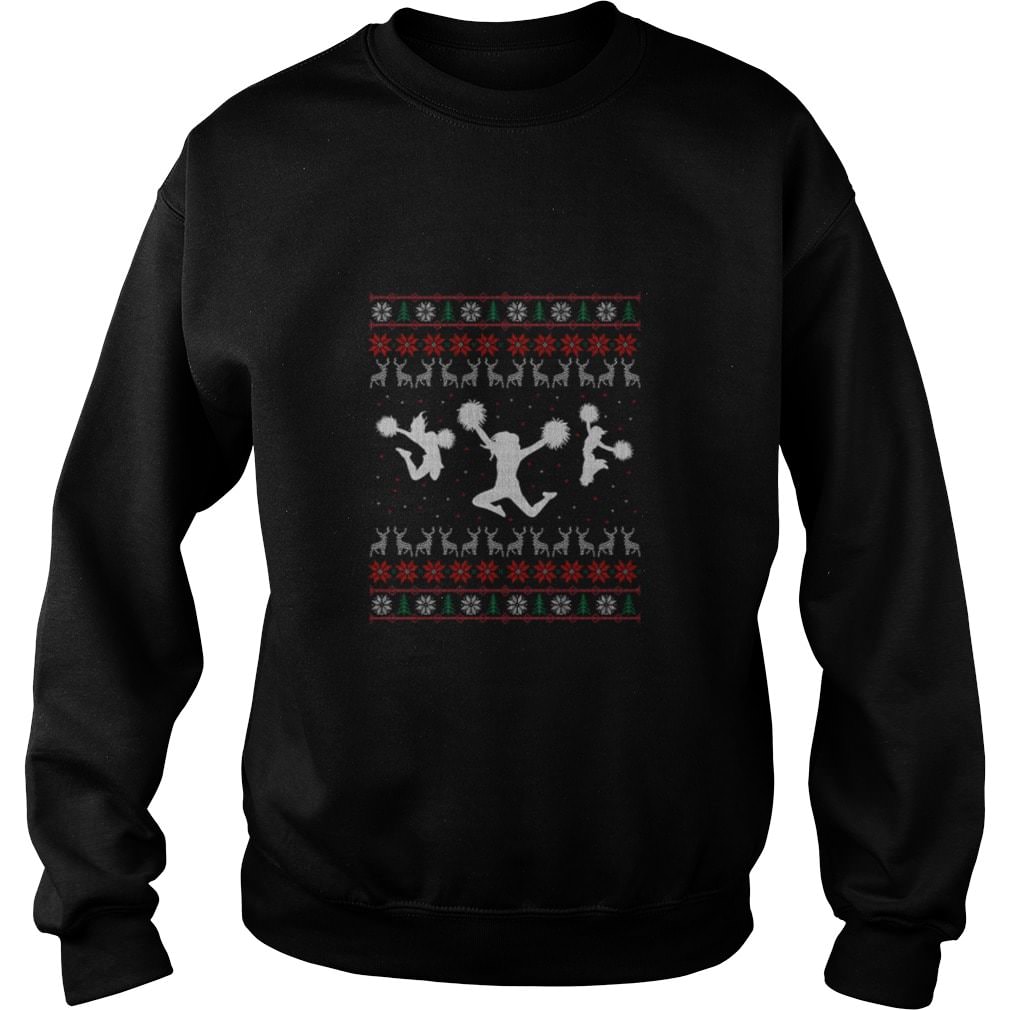 Cheerleader ugly Christmas sweater
