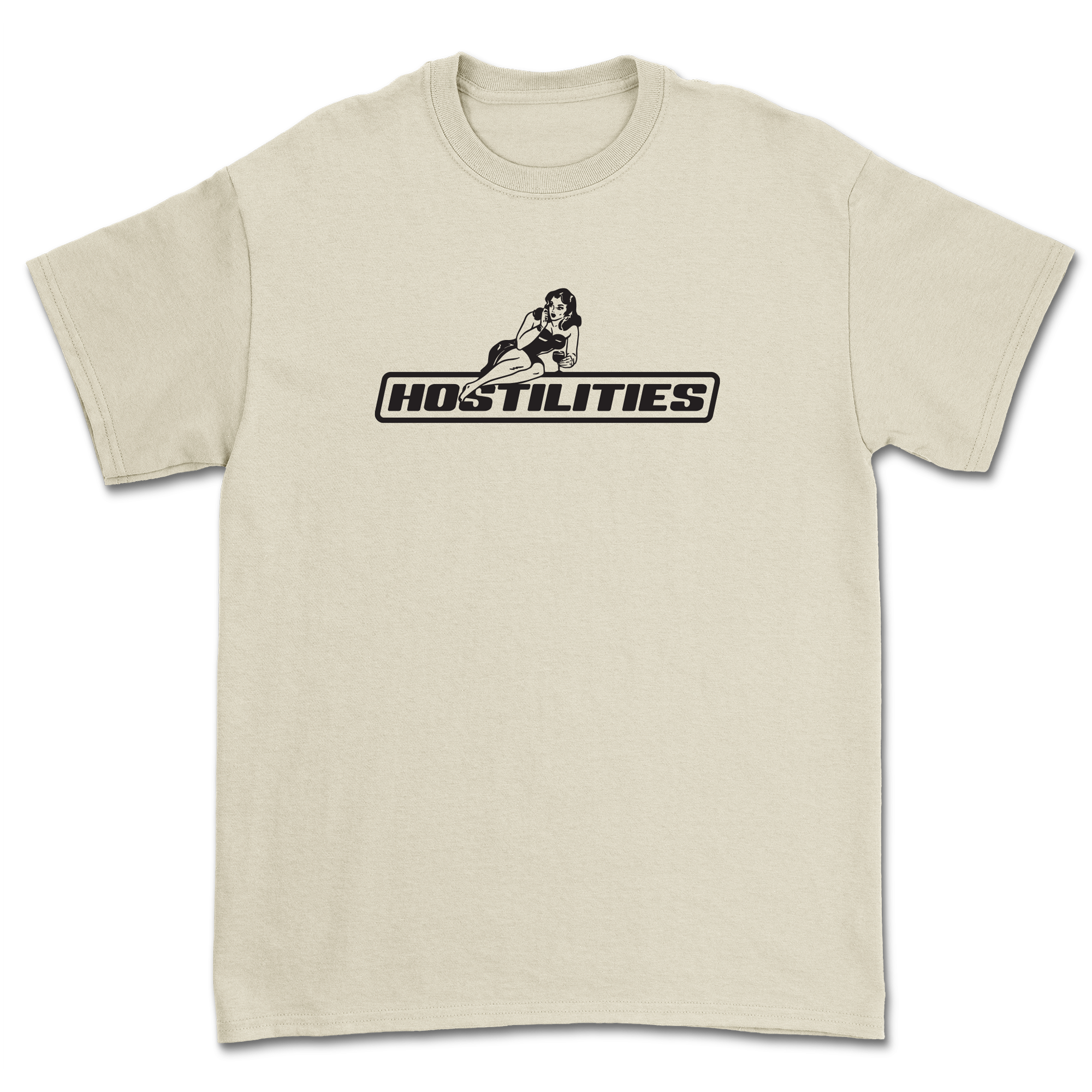Hostilities - Pinup T-Shirt Hoodie, Sweatshirt | PureTeeCo.com