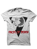 Faces Of Death White Half Sleeve T-Shirt Hoodie, Sweatshirt | PureTeeCo.com
