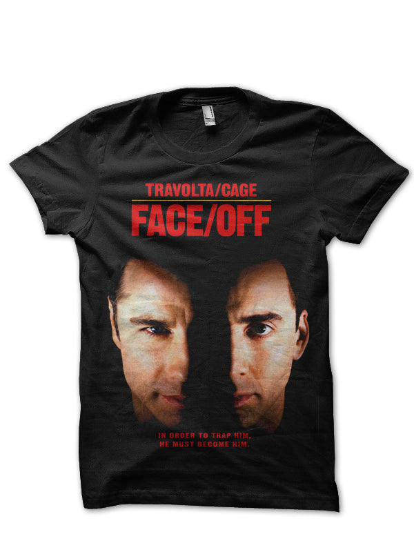 Face Off Black T-Shirt Hoodie, Sweatshirt | PureTeeCo.com
