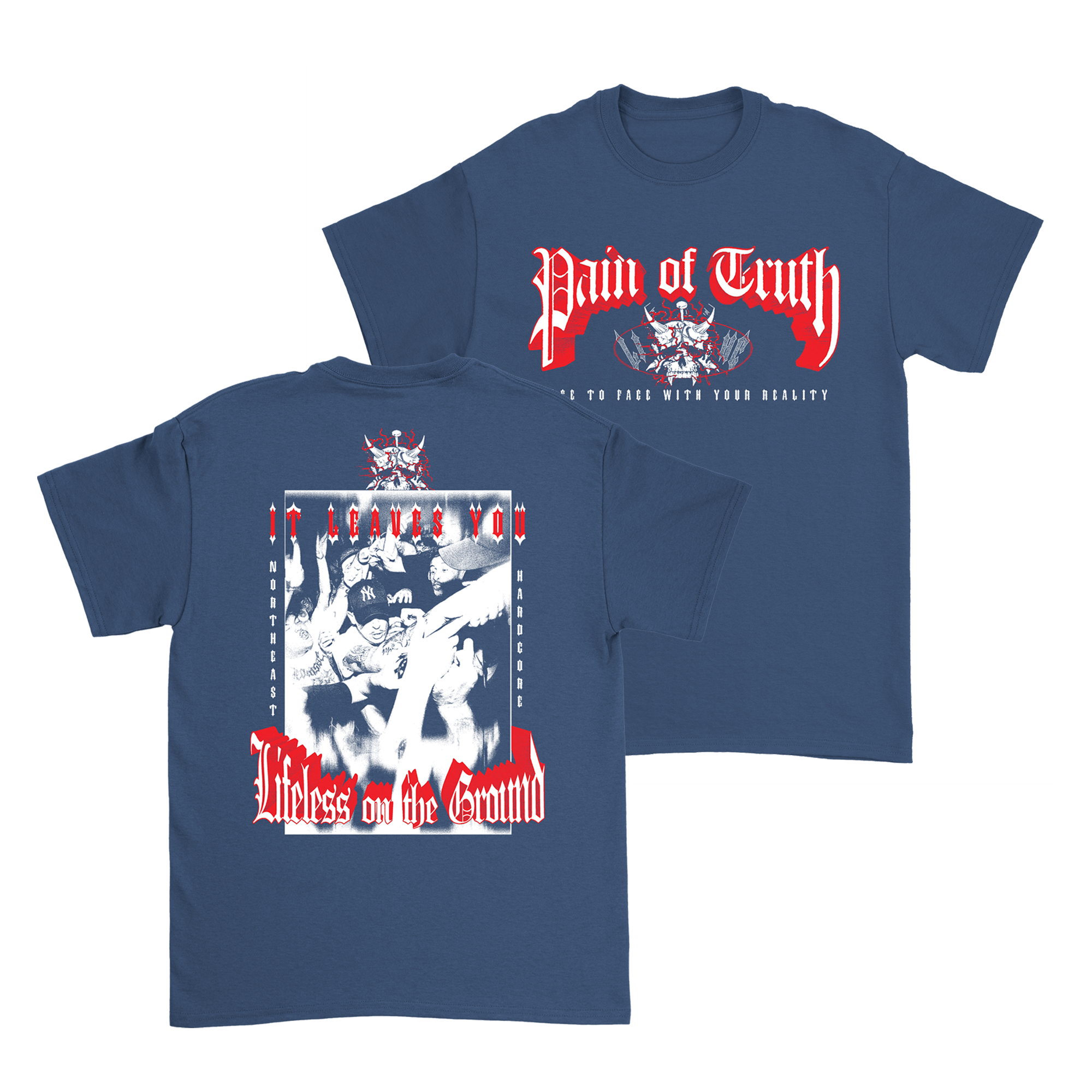 Pain of Truth - Face to Face T-Shirt Hoodie, Sweatshirt | PureTeeCo.com (Image 3)