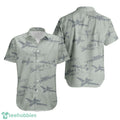 Fairchild Republic A-10 Warthog Thunderbolt II Silhouette US Air Force Hawaiian Shirt