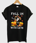 fall in love with cats t-shirt Hoodie, Sweatshirt | PureTeeCo.com