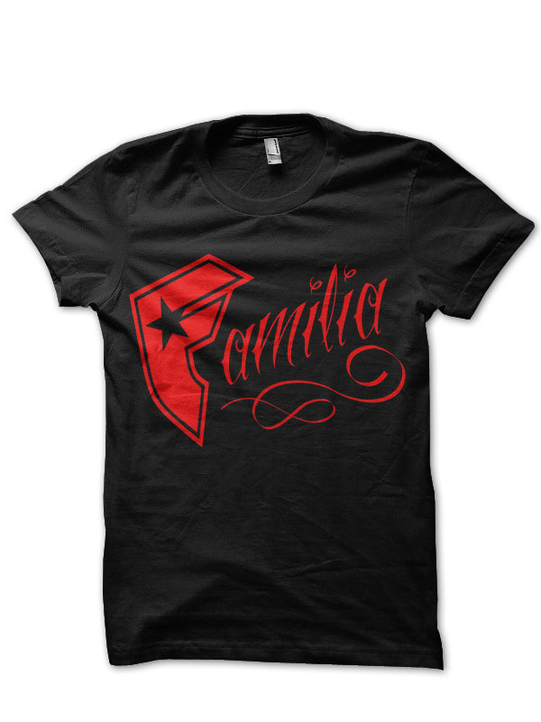 Familia Black T-Shirt Hoodie, Sweatshirt | PureTeeCo.com