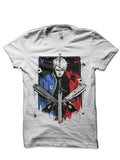 Devils Never Cry Half Sleeve White T-Shirt Hoodie, Sweatshirt | PureTeeCo.com