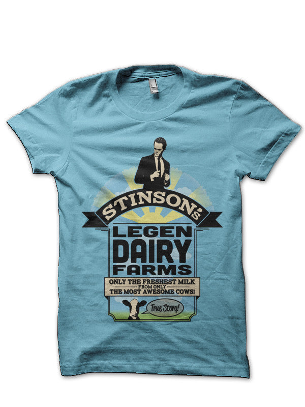 Barney Stinson Dairy Farmer T-Shirt Hoodie, Sweatshirt | PureTeeCo.com