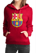 FCB Red Girls Hoodie T-Shirts, Sweatshirt | PureTeeCo.com
