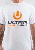 Ultra Music Festival Half Sleeve White T-Shirt Hoodie, Sweatshirt | PureTeeCo.com