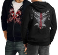 Fear The Fury Black Zipper Hoodie T-Shirts, Sweatshirt | PureTeeCo.com