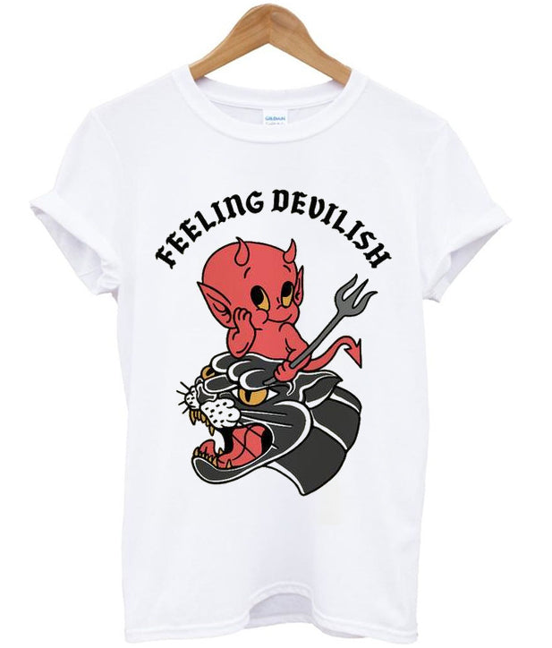 feeling devilish t-shirt Hoodie, Sweatshirt | PureTeeCo.com