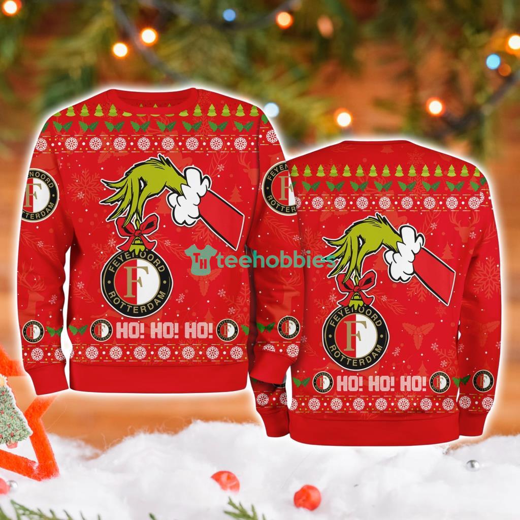 Feyenoord Grinch Hand Ugly Christmas Sweater 3D