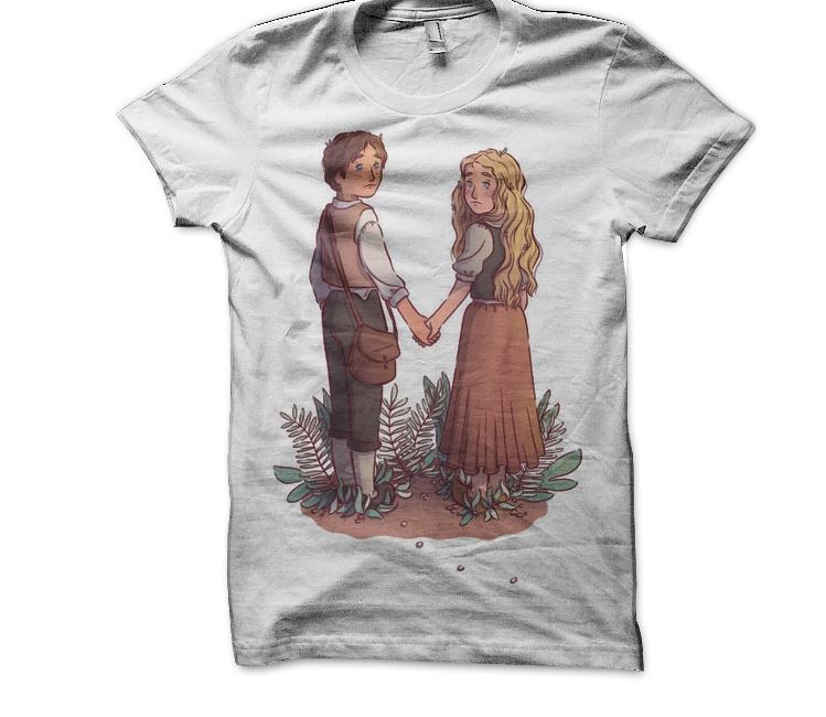 Hansel and Gretel White Half Sleeve T-Shirt Hoodie, Sweatshirt | PureTeeCo.com