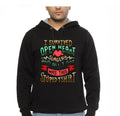 Survived Open Heart Surgery Black Hoodie T-Shirts, Sweatshirt | PureTeeCo.com