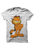 Garfield White T-Shirt Hoodie, Sweatshirt | PureTeeCo.com