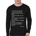 Fight Club Black Full Sleeve T-Shirt Hoodie, Sweatshirt | PureTeeCo.com