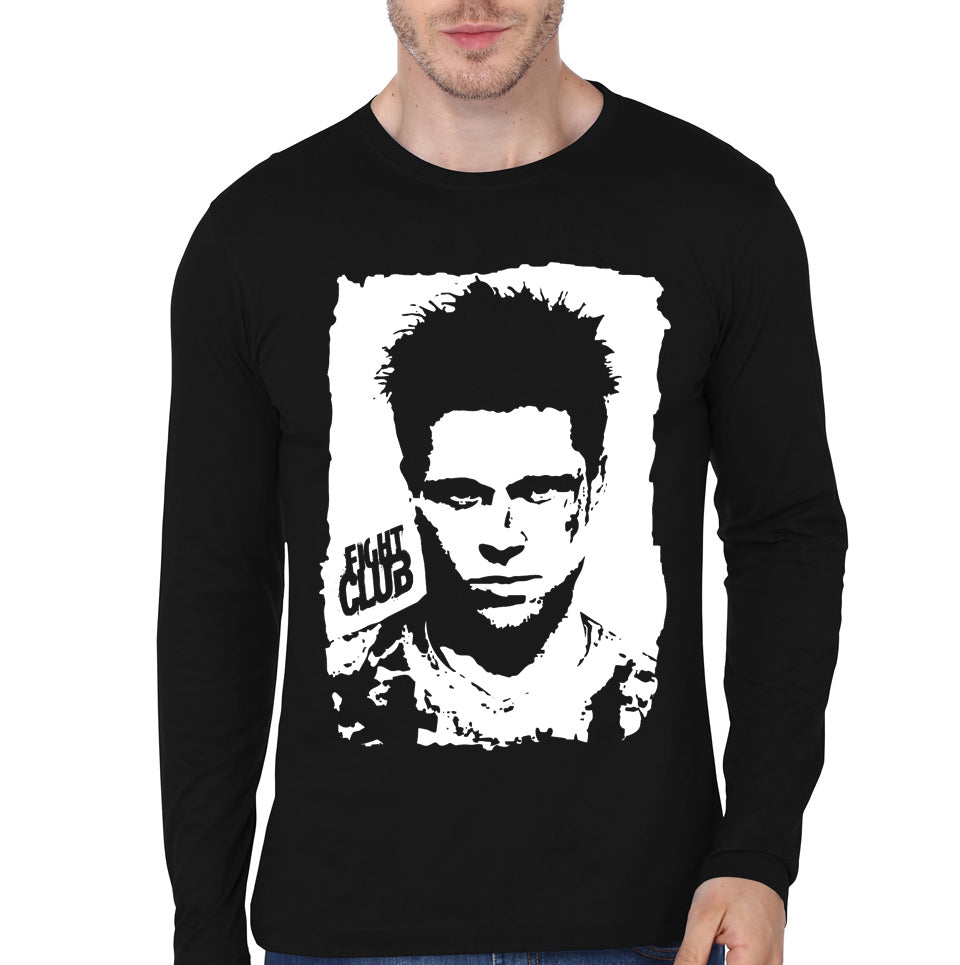 Fight Club Black Full Sleeve Tee Style002 Hoodie, Sweatshirt | PureTeeCo.com