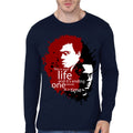Fight Club Navy Blue Full Sleeve Tee Style001 Hoodie, Sweatshirt | PureTeeCo.com
